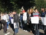 Чернівецькі олімпійці пікетують ратушу через житлові проблеми Чернівецькі олімпійці пікетують ратушу через житлові проблеми