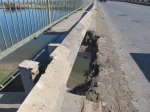 На мості через Дністер обвалилась залізобетонна плита проїзної частини На мості через Дністер обвалилась залізобетонна плита проїзної частини