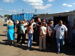 На Калинівському ринку знову неспокійно. Підприємці 5 сектору проти знесення контейнерів На Калинівському ринку знову неспокійно. Підприємці 5 сектору проти знесення контейнерів