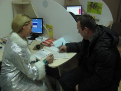 В новорічні свята декларації платникам допомагала заповняти Снігуронька В новорічні свята декларації платникам допомагала заповняти Снігуронька