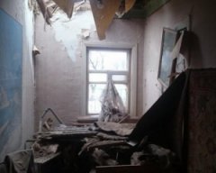 Окупанти обстріляли Мар'їнку: палають будинки Окупанти обстріляли Мар'їнку: палають будинки