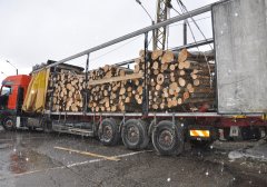 У вантажівці з деревиною знову виявили сигарети У вантажівці з деревиною знову виявили сигарети
