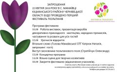 У Кіцманському районі відбудеться фестиваль Тюльпанів У Кіцманському районі відбудеться фестиваль Тюльпанів